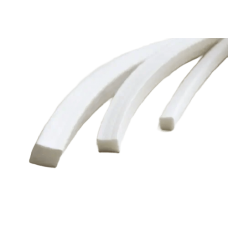 Cordão quadrado de Silicone Branco Atóxico
